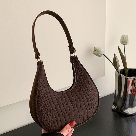 2023 trend Korean summer women new stone pattern underarm bag casual one-shoulder hand bag