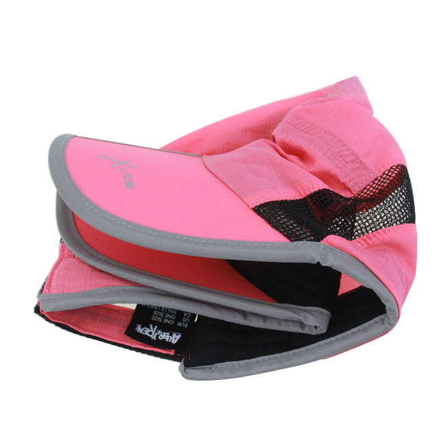 Unstructured Dry Fit Folding Polyester Running Cap Sports Baseball Hat