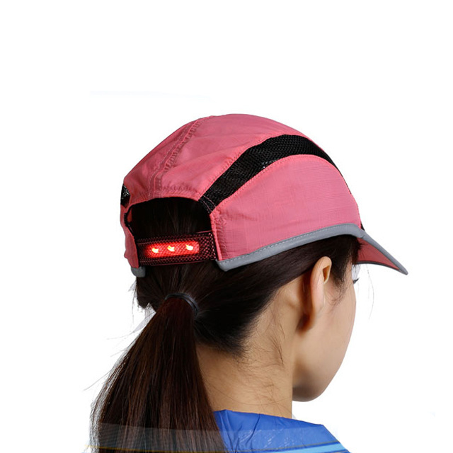 Unstructured Dry Fit Folding Polyester Running Cap Sports Baseball Hat