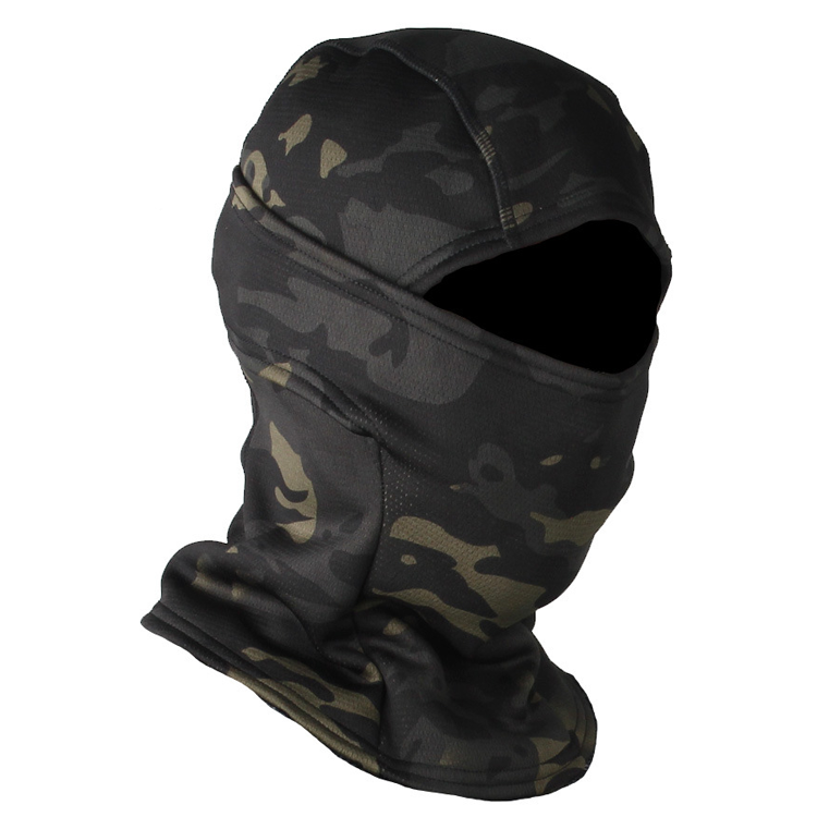 Outdoor Hiking Designer Custom 1 Hole Camouflage Tactical Balaclava Hat Winter Warm Windproof Hyperwarm Hood Balaclava Skimask