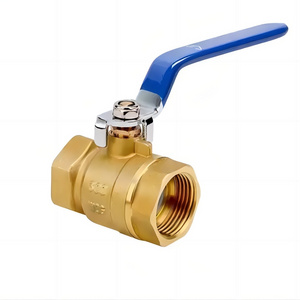 NPT Full Port Forged 2 Way Brass Ball Valve Manual Water Plumbing Female Thread Shut Off Switch Ball Valve