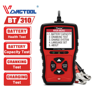 VDIAGTOOL BT310 Car Battery Tester 12V 24V Vhicles Digital Automotive Diagnostic Cranking Charging Battery Tester Analyzer