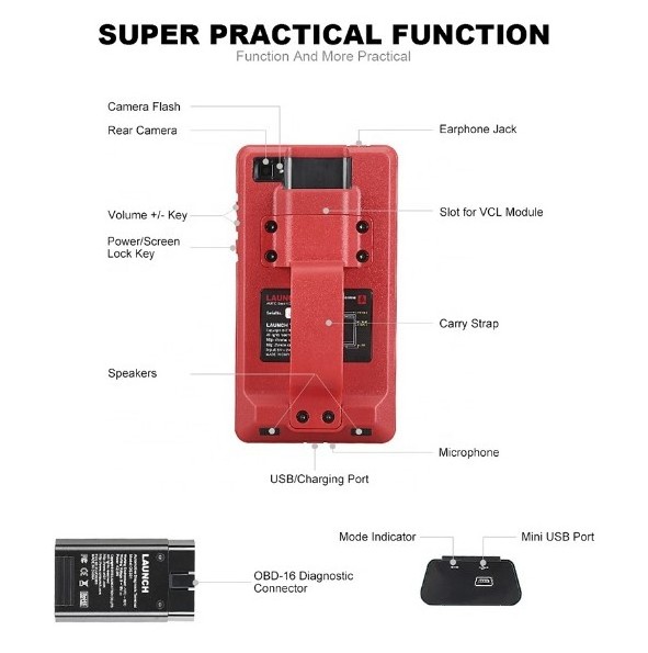 2024 X431 Pro Mini Advanced Professional Diagnostic Tool All System Car Scan Tool Bt/Wifi Free Update Online