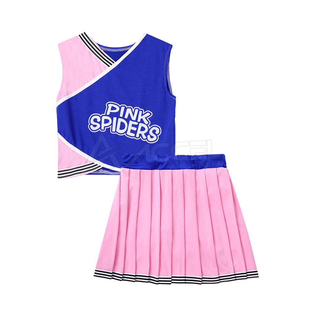 Hot Sale 2023 Customized Logo Printing Women Hot Sale Cotton Polyester Material Cheerleading Uniform For Women