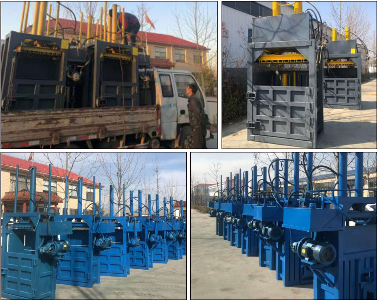 Hydraulic Driven Recycling Vertical Baler Equipment /Wool Baling Press Machine/Vertical Waste Paper Plastic Film Baler