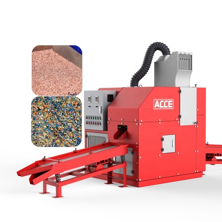 Automatic Copper Wire Recycling Machine Cable Granulator Recycle  For Cable Processing Machine Granulator and Shredding