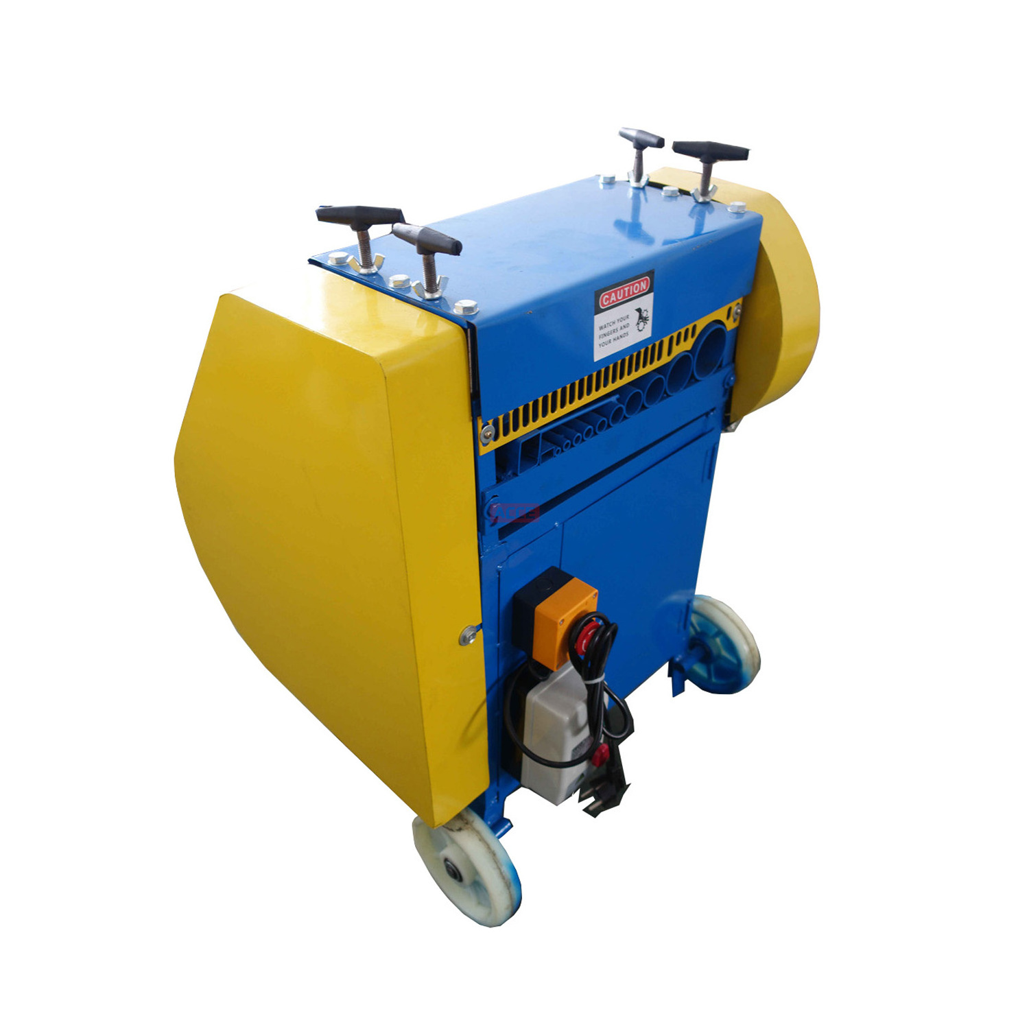 waste copper cable wire cutter stripper recycling machine for peeling armored cables