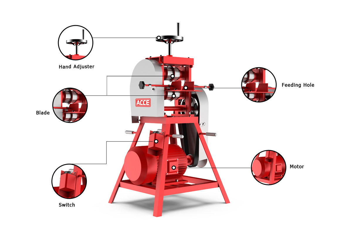 wire stripper scrap cable stripper Thick cable peeling equipment for sell wire cutting tool