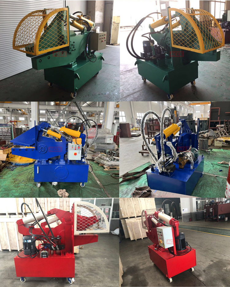 hydraulic alligator shearing machine/ split alligator shears/ hydraulic sheet metal cutting machine