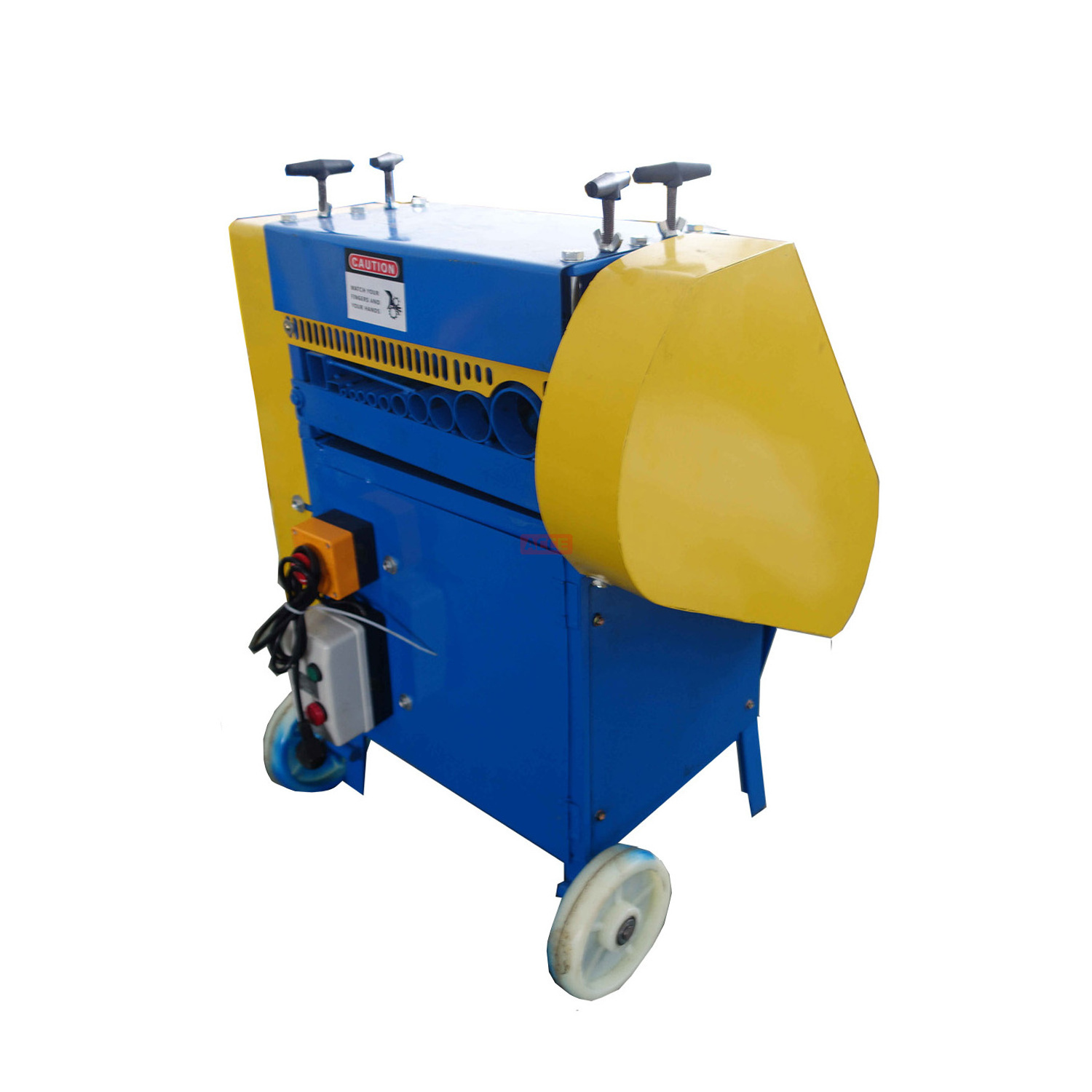 waste copper cable wire cutter stripper recycling machine for peeling armored cables