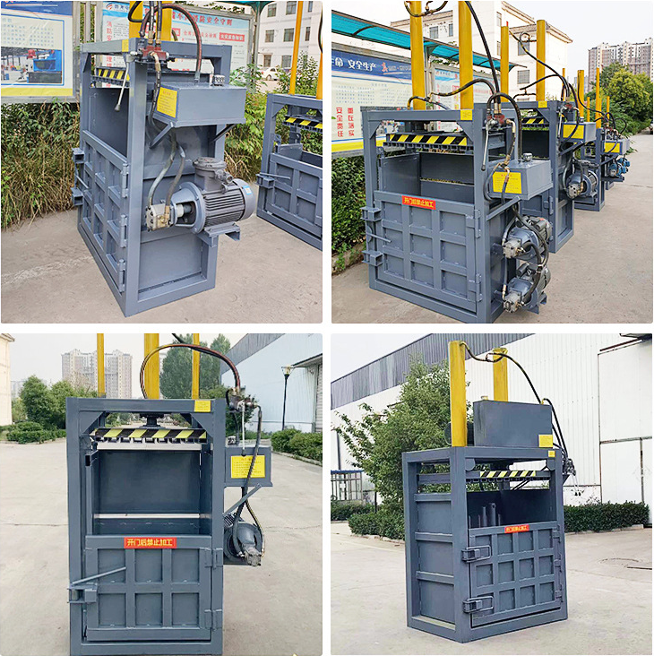 Hydraulic Driven Recycling Vertical Baler Equipment /Wool Baling Press Machine/Vertical Waste Paper Plastic Film Baler