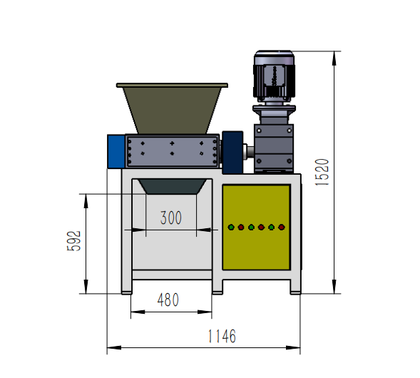 plastic shredder/shredder machine/metal shredder machine