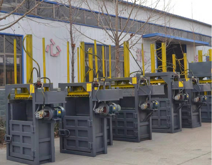 Baling Press Machine Hydraulic Waste Paper Cloth Recycling Baler Press Machine/Vertical Hydraulic cardboard box baling press