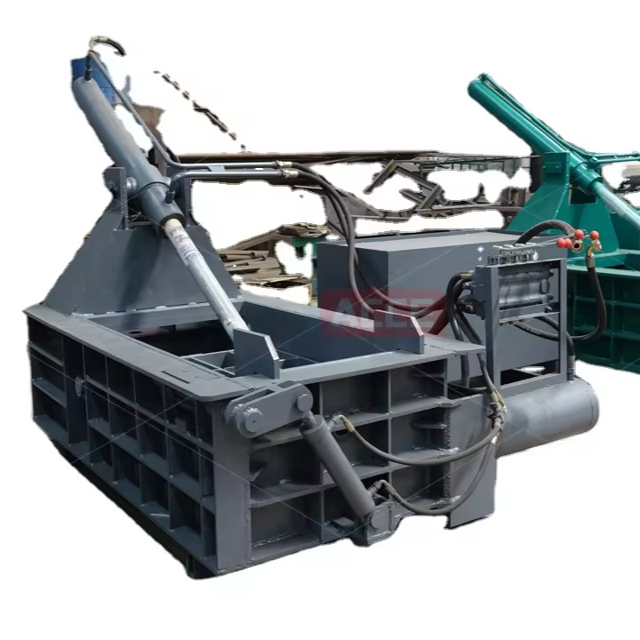 1000KN Pressure Hydraulic Baler Horizontal Used Scrap Metal Hydraulic Compress Baler Baling