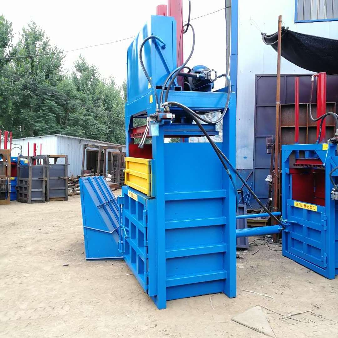 Industrial baler paper press machine recycling vertical manual waste hydraulic compactor baler machine