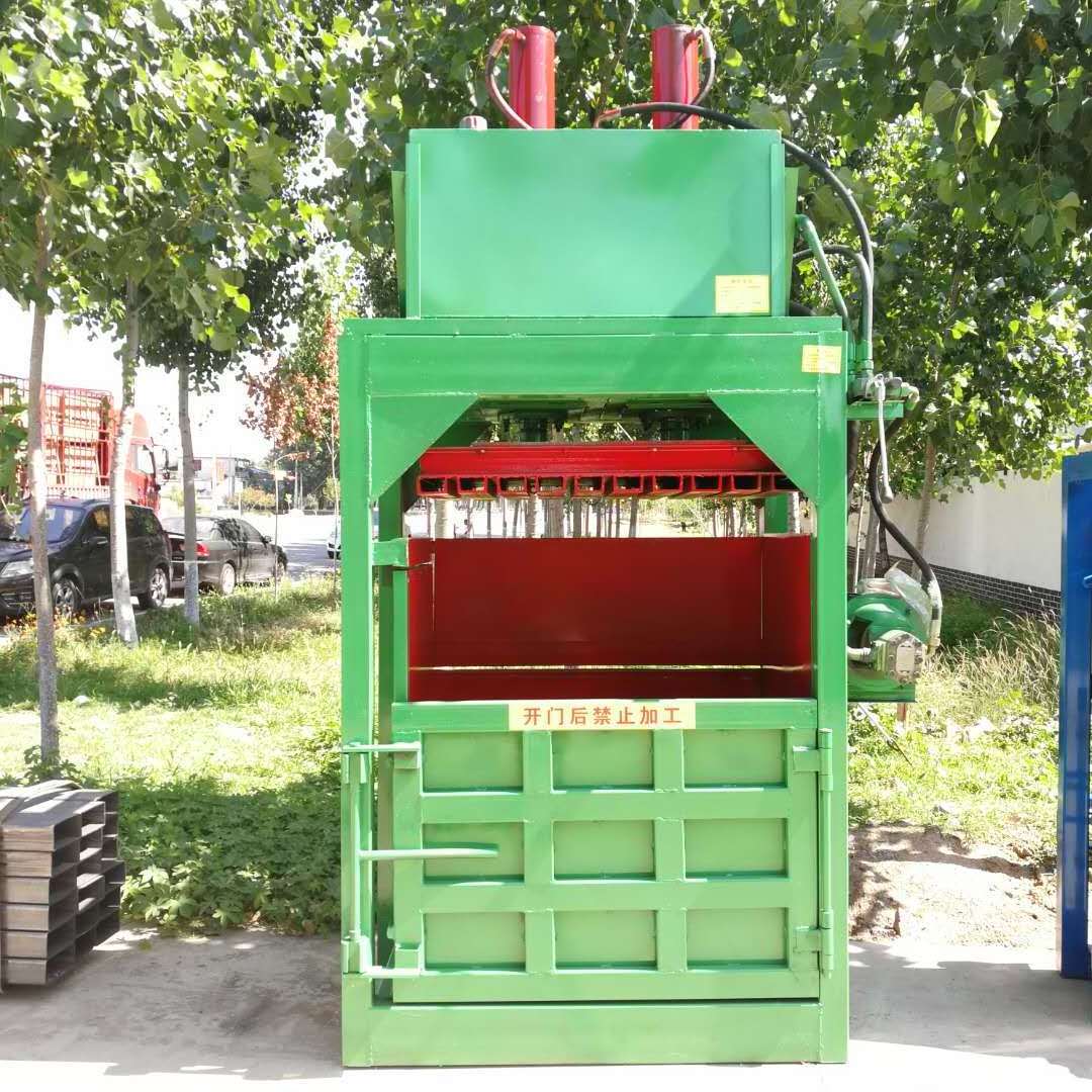 Industrial baler paper press machine recycling vertical manual waste hydraulic compactor baler machine