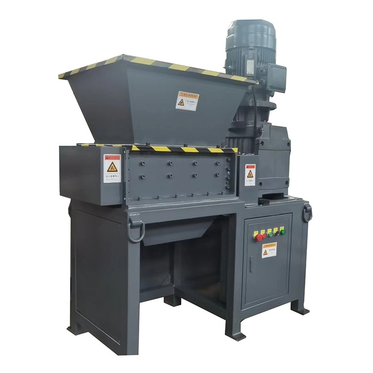 high quality Double shaft shredder machine for tree root chipper shredder