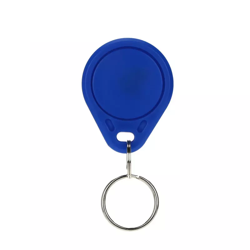 100pcs per bag Read only blue plastic proximity em4100 RFID key fob  card key chain tag token fobs