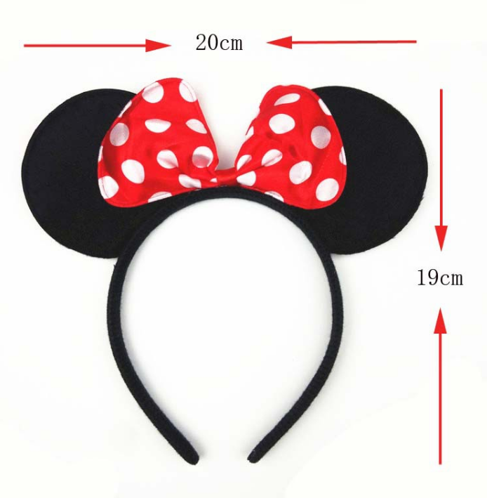 New Year and Christmas headband  wholesale cute mouse ear animal headband