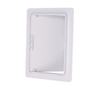 Everbilt 14 in x 14 in Spring Loaded Plastic Access Panel with concealed hinge