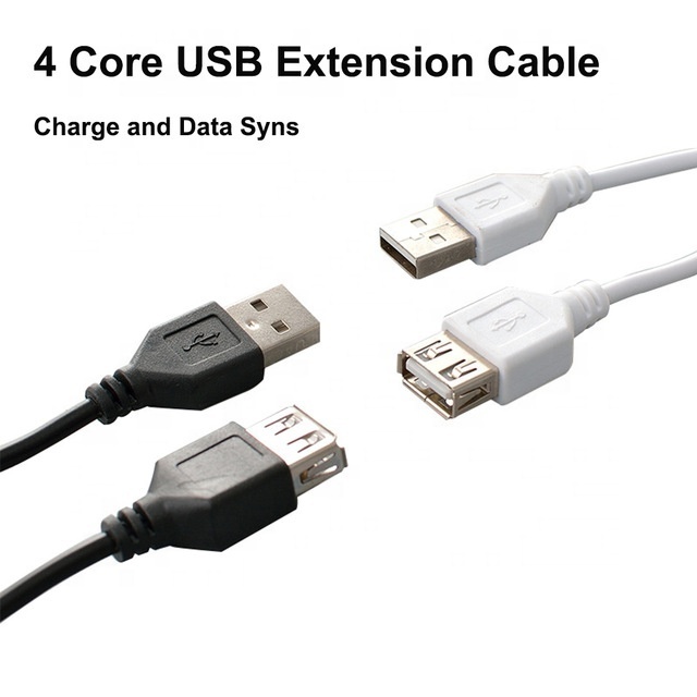 1.5m USB Extension Cable Super Speed USB 2.0 Cable Male A to Female A Extension Charging Data Sync Cable Extender Cord