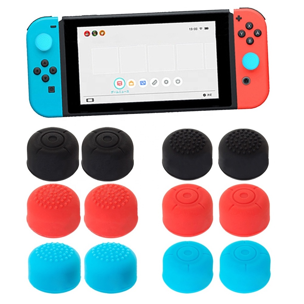 Enhanced Silicone Thumb Stick Extended Grip Button for Switch Lite OLED Joy-con Joystick Cap Case Cover FAST SHIP