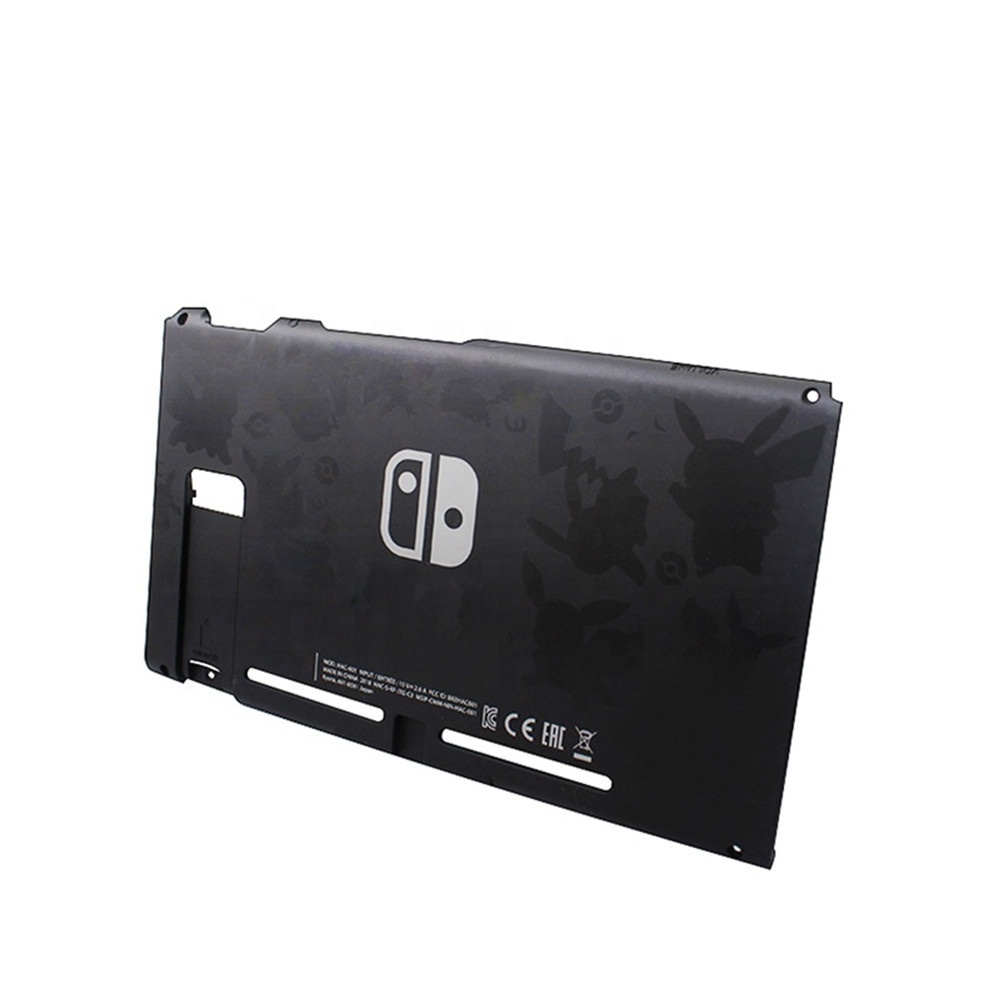 Black Replacement Back Faceplate Part  Bottom Housing Shell For Nintendo Switch Console Rear Case Limited Edition