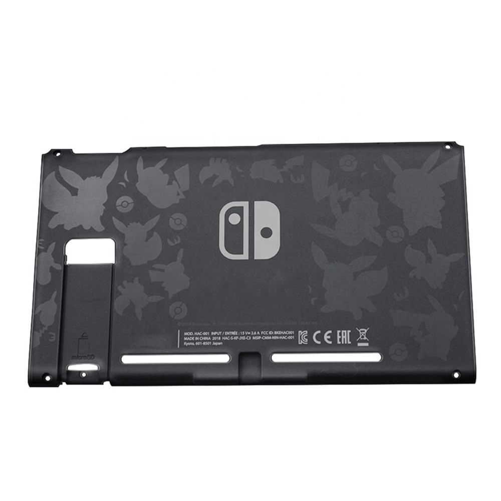 Black Replacement Back Faceplate Part  Bottom Housing Shell For Nintendo Switch Console Rear Case Limited Edition