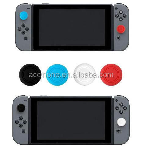 Silicone Gel Thumb Grip Caps Gamepad Analog Joystick Cover Case For Nintendo Switch Lite OLED Joy-Con Controller ThumbStick Cap