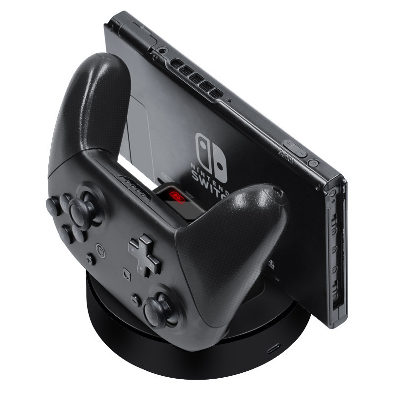 Charging Dock Station for Nintendo Switch Oled Console & Joy-con & Switch Pro Controller + Charger Indicator and Charging Cable