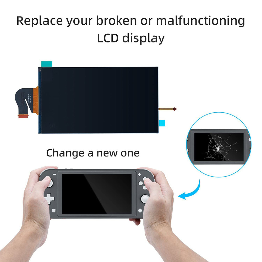 Replacement Glass LCD Screen for Nintendo Switch Lite Display Repair Part