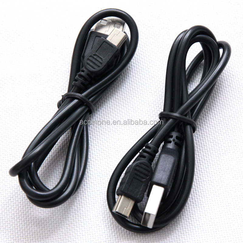 1m Standard USB TO Mini USB 5pin V3 USB Charging cable for mp3 Mp4 Digital Cameras GPS Receiver Data Charger Cable adapter Cord