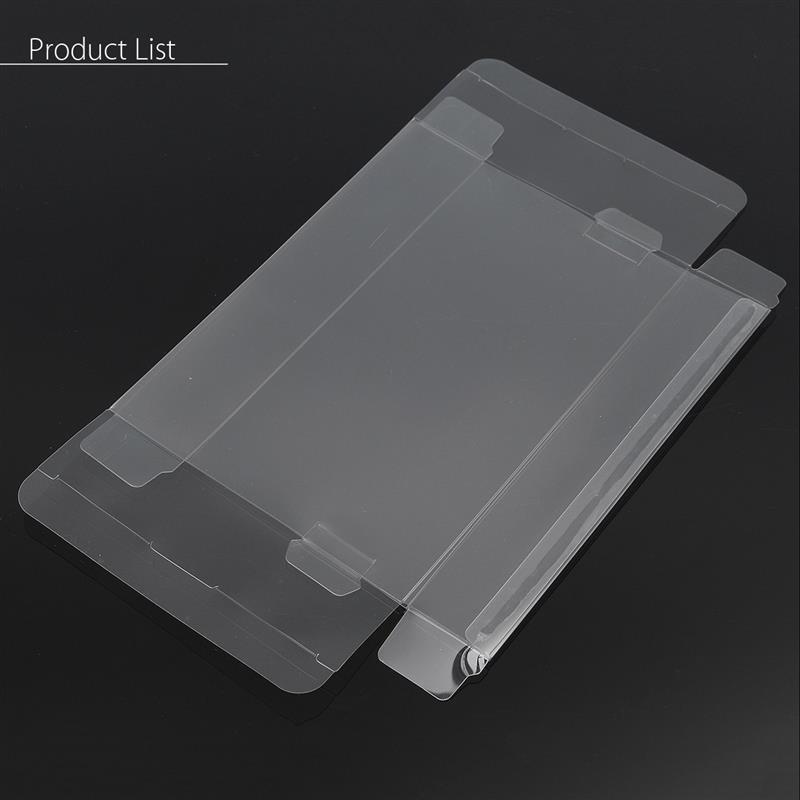 Clear Case Sleeve Dust Cover Box for Super Nintendo SNES N64 Cartridge Box Protector