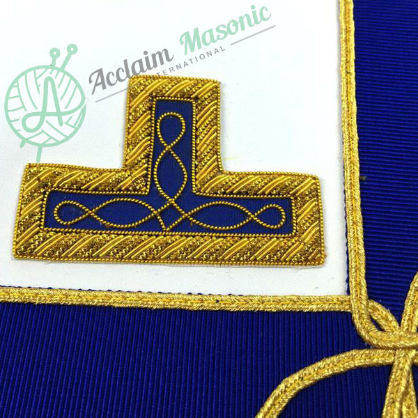 Masonic Apron Craft Provencial Full Dress Apron Lambskin Wholesale Masonic Regalia Apron ,Craft Regalia