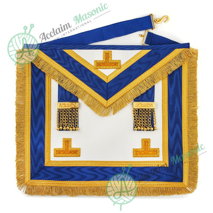 Masonic Apron Craft Provencial Full Dress Apron Lambskin Wholesale Masonic Regalia Apron ,Craft Regalia