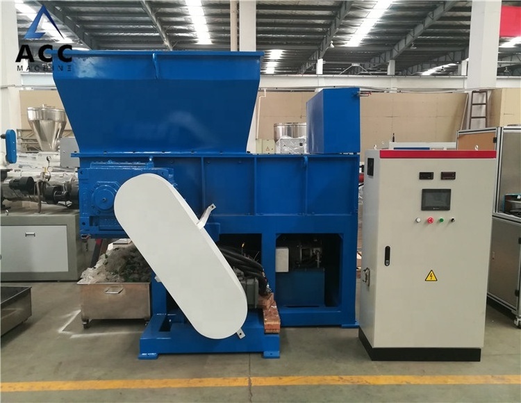 High-efficiency Plastic Shredder Machine/Single Shaft Shredder for plastic lumps