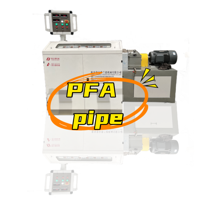 Automatic PFA Pipe production line FEP PFA FLUORINE TUBE MACHINE LINE PFA pipe extruder for semiconductor