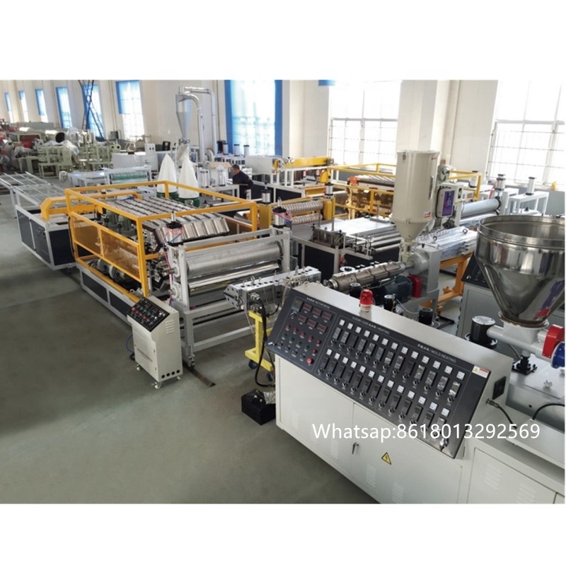 PVC Glazed Tile Roof Sheet extruder/Plate Extrusion Line Machine