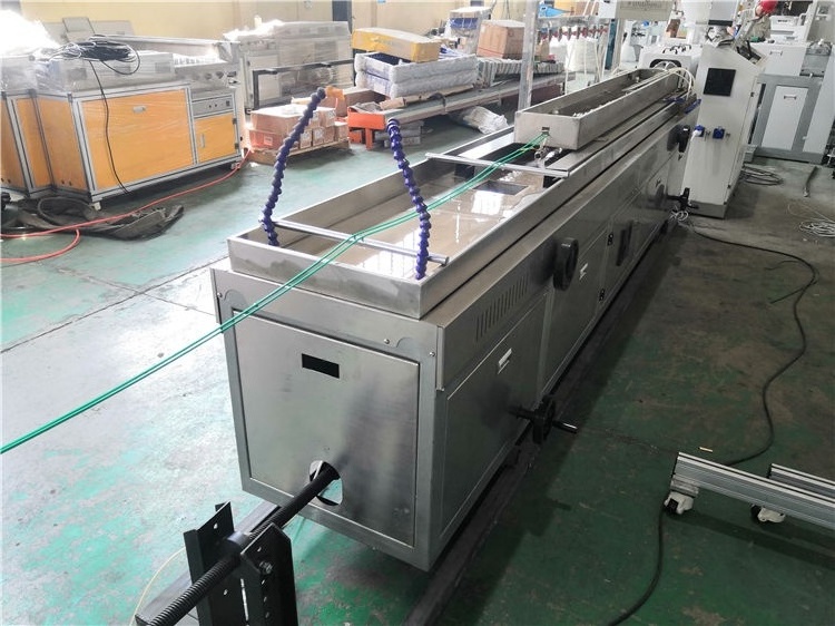 Flexible plastic tube profile making extruder machine