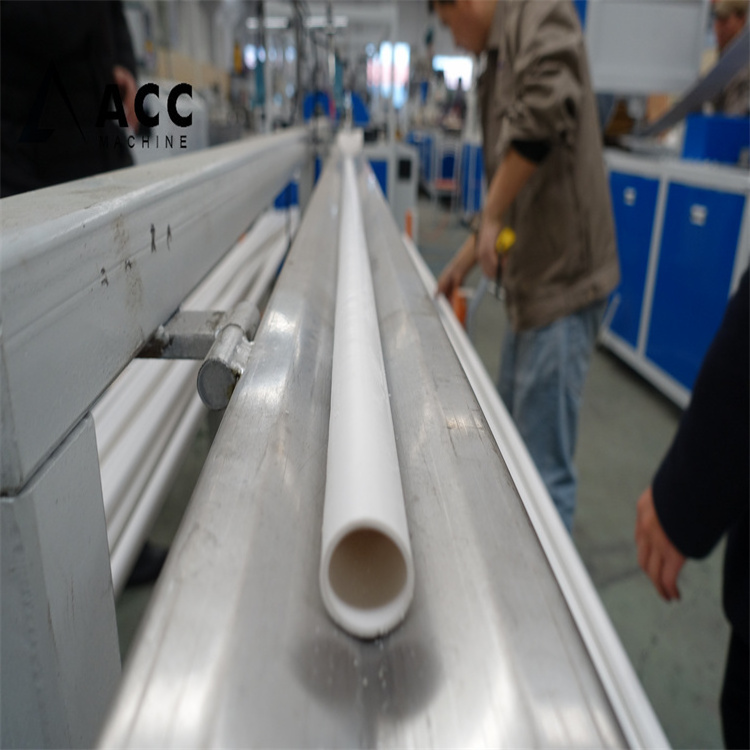 Customized CPVC UPVC pipe extrusion machine/equipment 1 inch 2 inch Small plastic conduit making production line