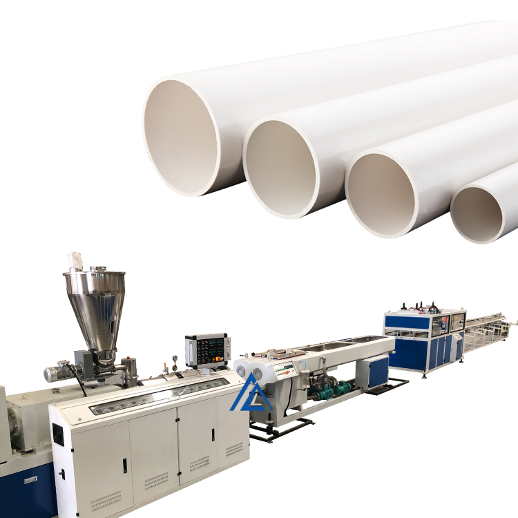 75mm 90mm 110mm 160mm Plastic PVC pipe making machine for PVC pipe production line