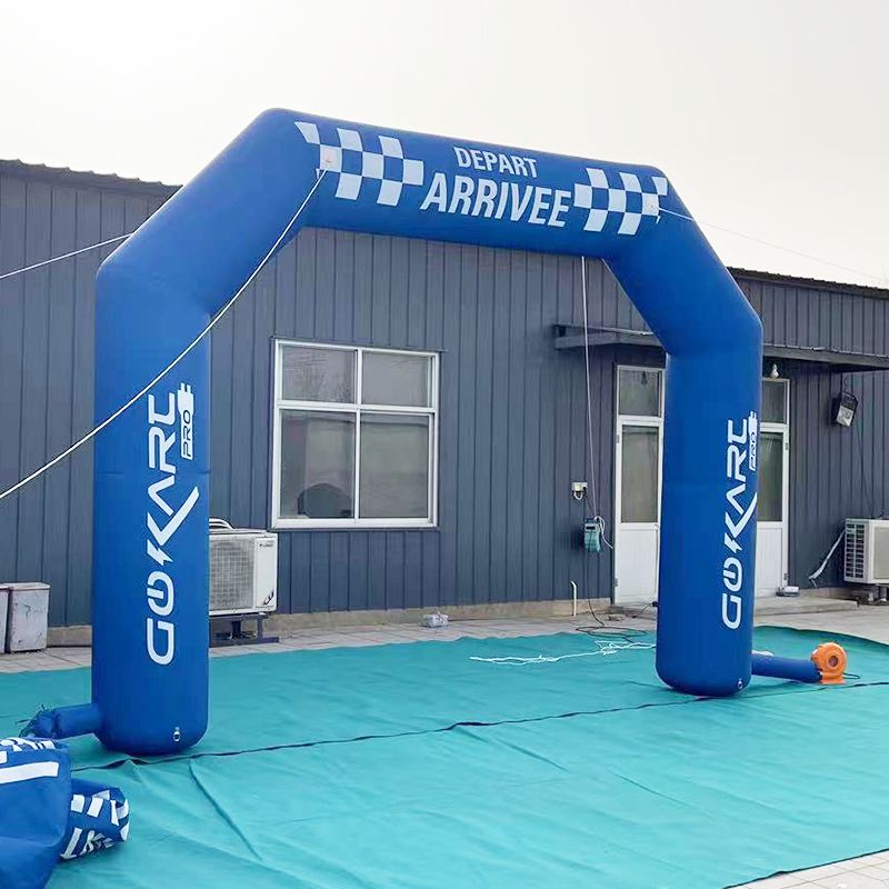 Factory Custom Inflatable Finish Line Arch  Outdoor Event Racing Inflatable Arch With Brand