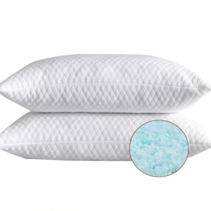 Sleep Pillow for Side and Back Sleepers - Comfort for Neck and Shoulder Pain - Adjustable Shredded Memory Foam Filling