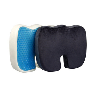 Home-Memory Foam Orthopedic Seat Cushion for Car and Wheel Chair - Washable & Breathable Cover