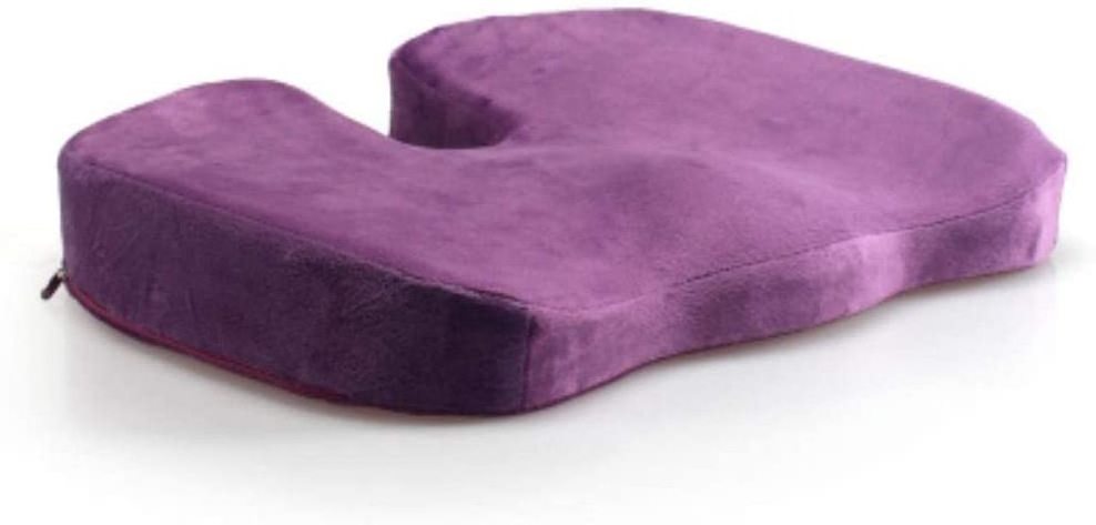 Home-Memory Foam Orthopedic Seat Cushion for Car and Wheel Chair - Washable & Breathable Cover