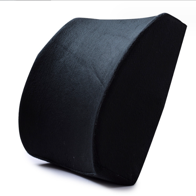 Lumbar Support Pillow for Office Chair - Memory Foam Cushion with Adjustable Strap for Desk/Gaming Chair, Car, Couch, Recliner