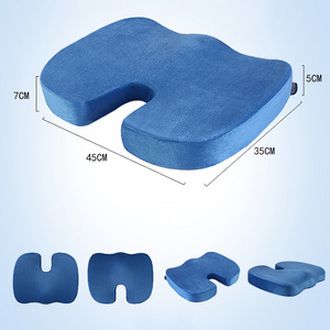 Zero Gravity Coccyx Orthopedic Comfort Foam Seat Cushion Memory Foam Car / Chair Seat Cushion With Strap