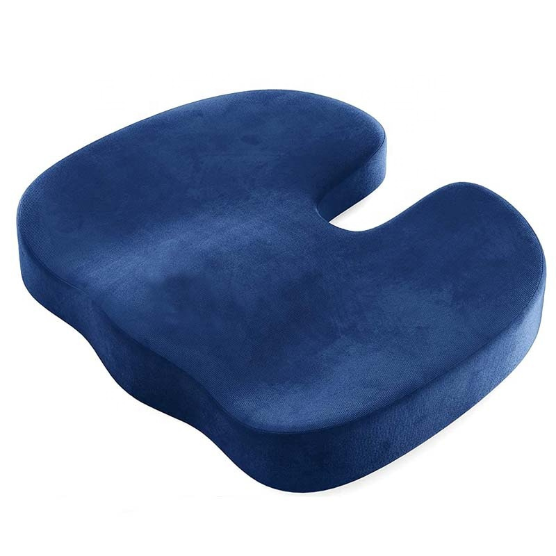 Zero Gravity Coccyx Orthopedic Comfort Foam Seat Cushion Memory Foam Car / Chair Seat Cushion With Strap