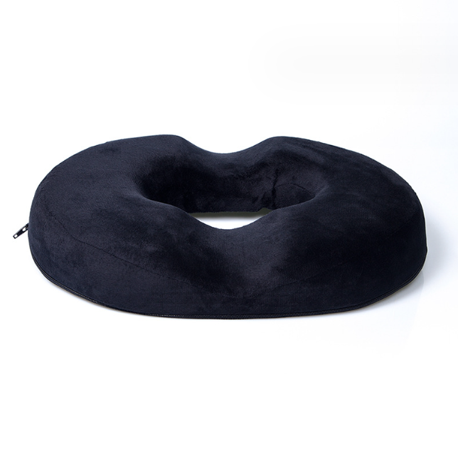 Donut Seat Cushion: Extra Firm Orthopedic Pillow - Tailbone, Lower Back, Hemorrhoid, Bed Sores, Pressure/Pain Relief, Pregnancy