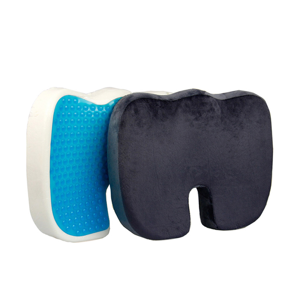 cool silicone gel seat cushion orthopedic coccyx seat cushion with gel pad